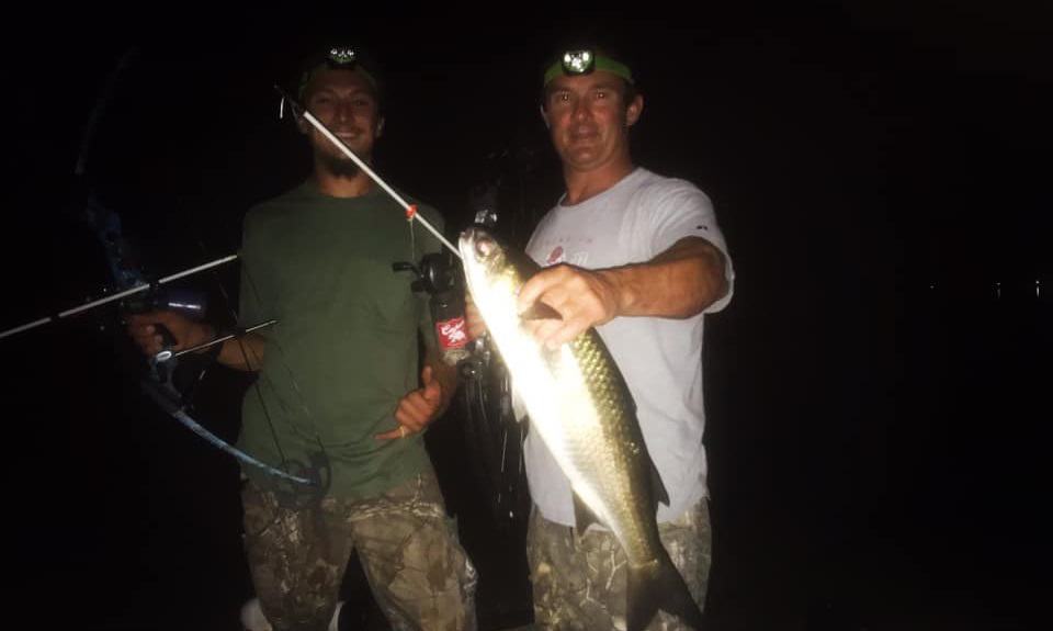 Bowfishing Charter at Night in Crystal River Florida