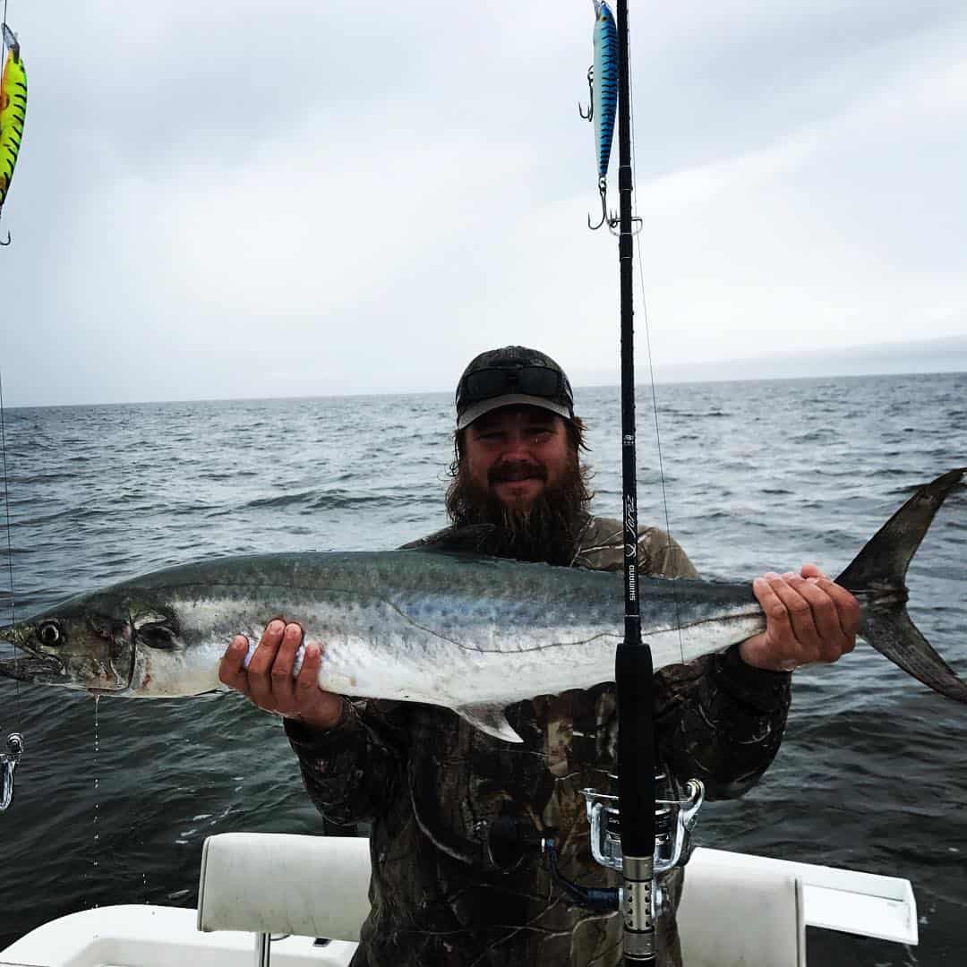 man with Kingfish